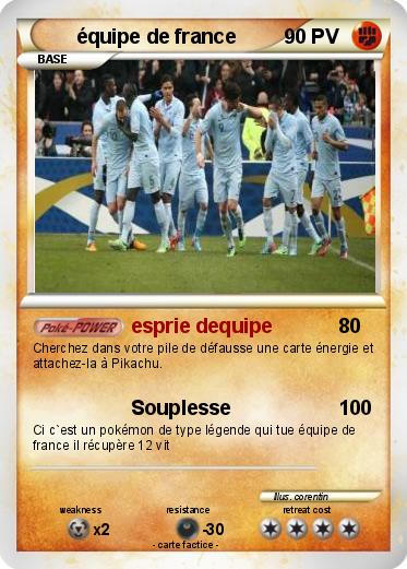 Pokemon équipe de france