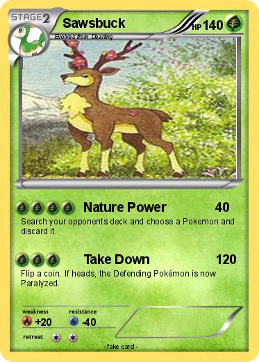 Pokemon Sawsbuck