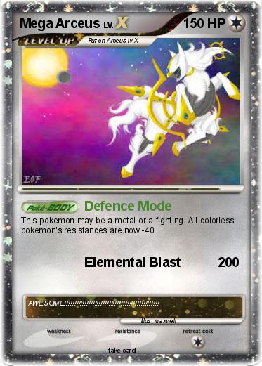 Pokemon Mega Arceus