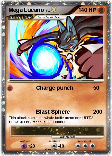 Pokemon Mega Lucario