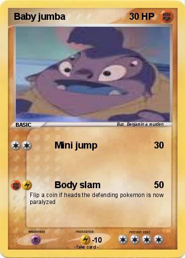 Pokemon Baby jumba