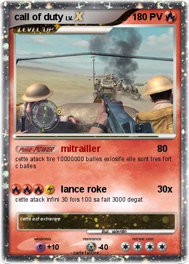 Pokemon call of duty