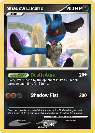 Pokemon Shadow Lucario