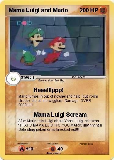 Pokemon Mama Luigi and Mario