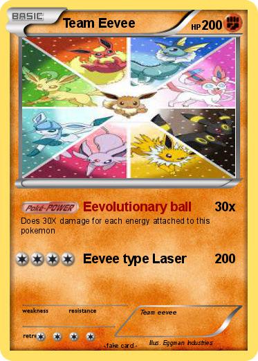 Pokemon Team Eevee
