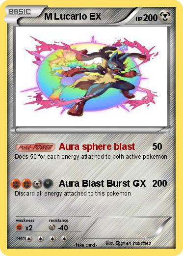 Pokemon M Lucario EX