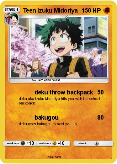 Pokemon Teen Izuku Midoriya