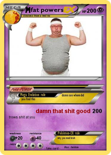 Pokemon fat powers