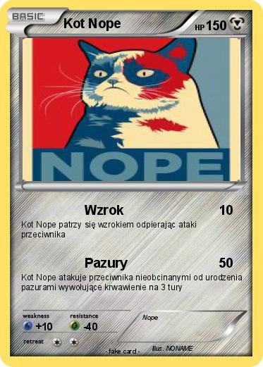 Pokemon Kot Nope