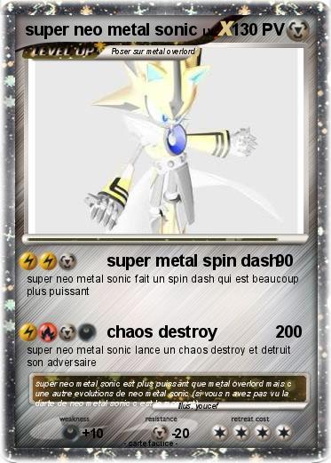 Pokemon super neo metal sonic
