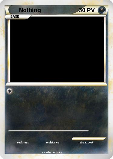 Pokemon Nothing