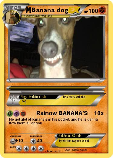Pokemon Banana dog