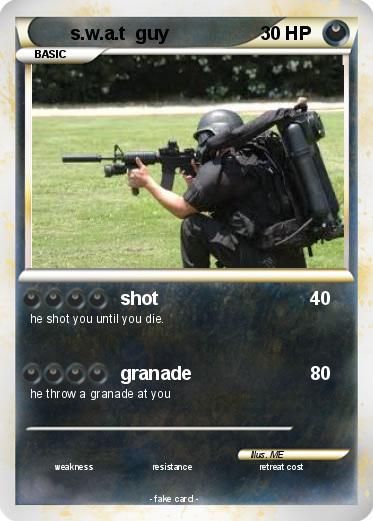 Pokemon s.w.a.t  guy