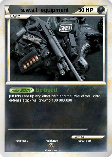 Pokemon s.w.a.t  equipment