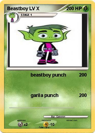 Pokemon Beastboy LV X