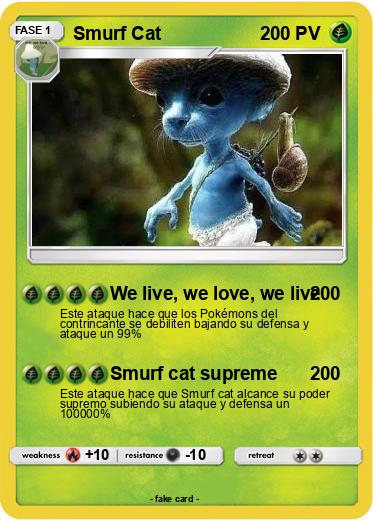 Pokemon Smurf Cat