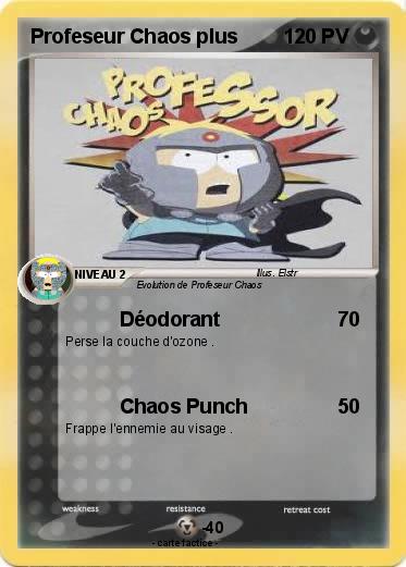 Pokemon Profeseur Chaos plus