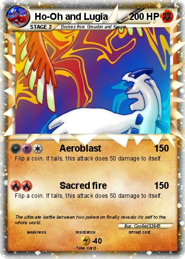 Pokemon Ho-Oh and Lugia