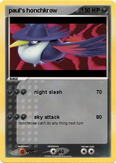Pokemon paul's honchkrow
