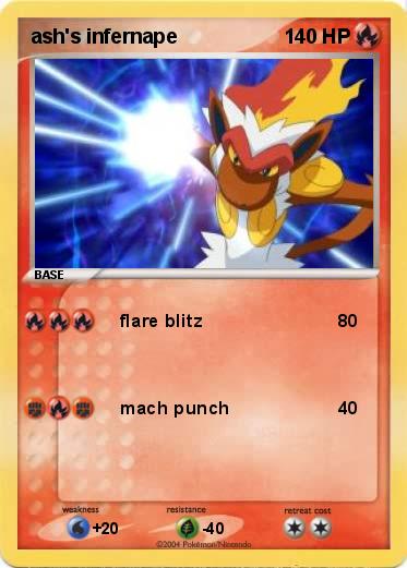 Pokemon ash's infernape