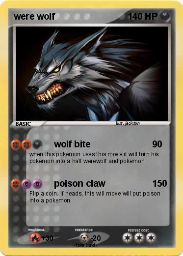 Pokemon were wolf