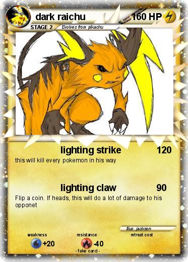 Pokemon dark raichu