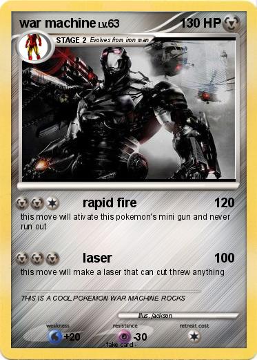 Pokemon war machine