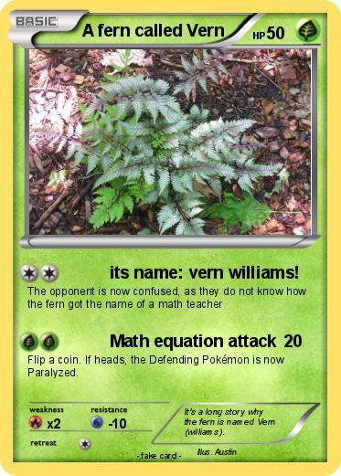 Pokemon A fern called Vern