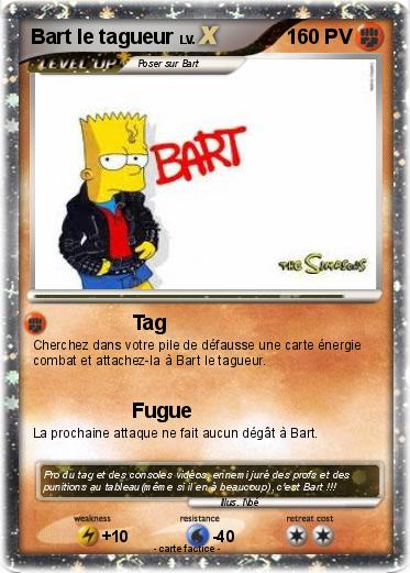 Pokemon Bart le tagueur