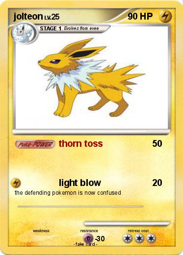 Pokemon jolteon