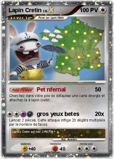 Pokemon Lapin Cretin
