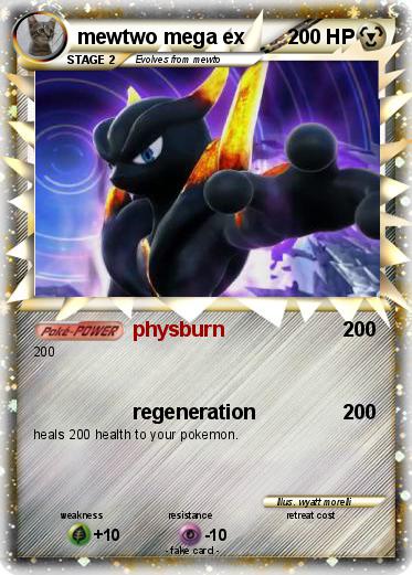 Pokemon mewtwo mega ex