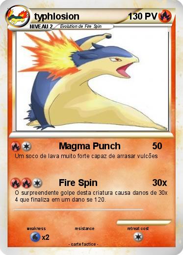 Pokemon typhlosion
