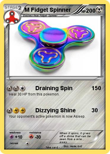 Pokemon M Fidget Spinner