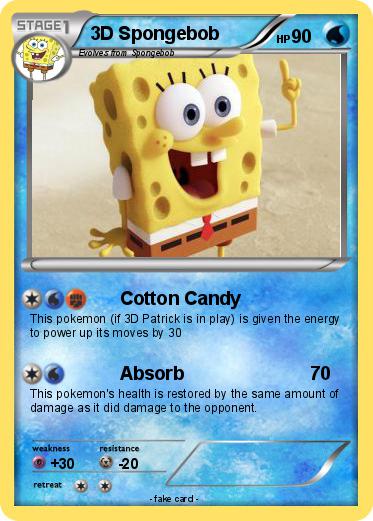 Pokemon 3D Spongebob
