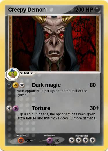 Pokemon Creepy Demon