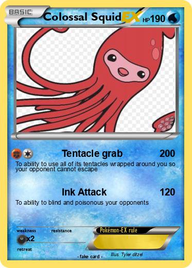 Pokemon Colossal Squid