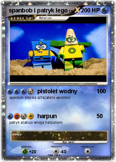 Pokemon spanbob i patryk lego