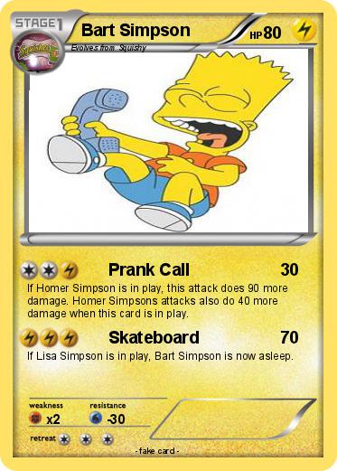 Pokemon Bart Simpson
