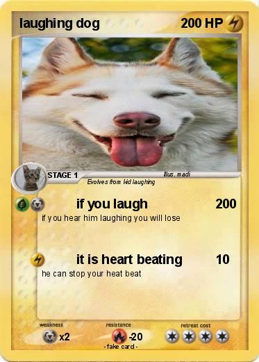 Pokemon laughing dog