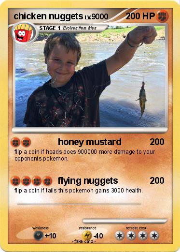 Pokemon chicken nuggets