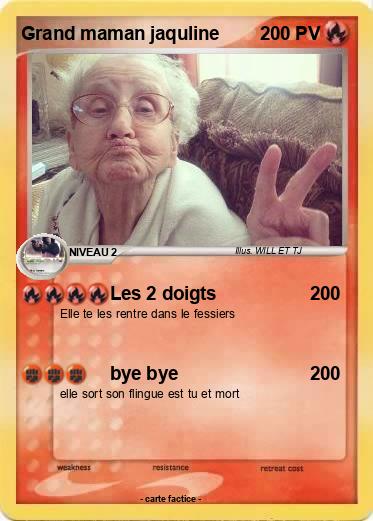 Pokemon Grand maman jaquline