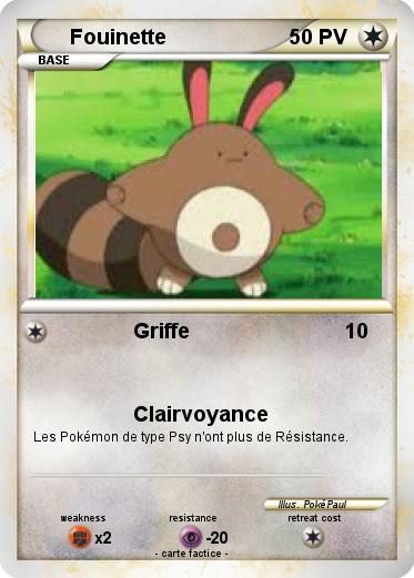 Pokemon Fouinette