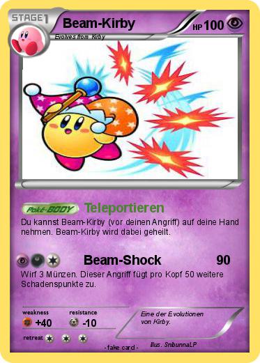Pokemon Beam-Kirby