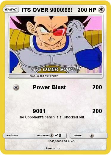 Pokemon ITS OVER 9000!!!!!!
