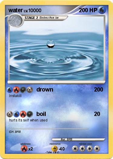 Pokemon water