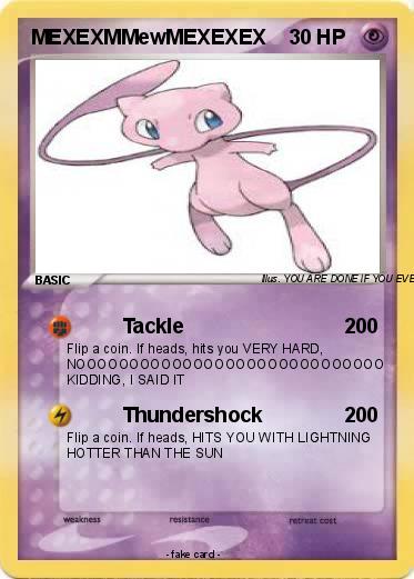 Pokemon MEXEXMMewMEXEXEX