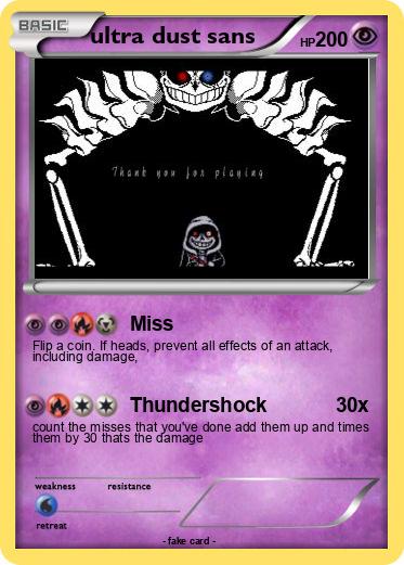 Pokemon ultra dust sans