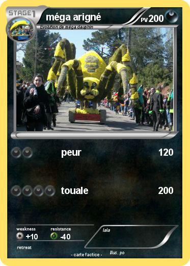 Pokemon méga arigné