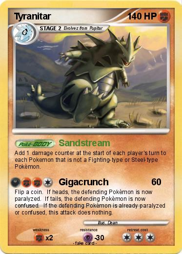 Pokemon Tyranitar